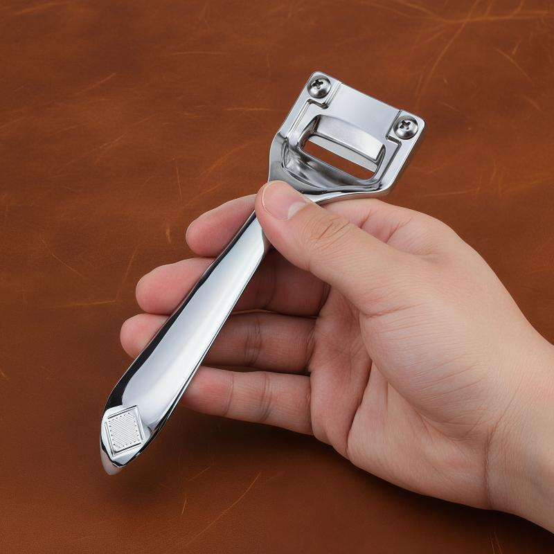 Leatherwork Tools - سكين تقشير الجلد، مجموعة واحدة لعملية
