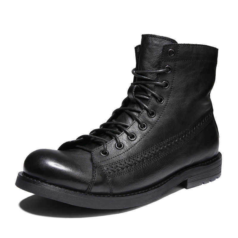 Leather Work Fabric - أحذية رجالية للكاحل موديل 2026، أحذية