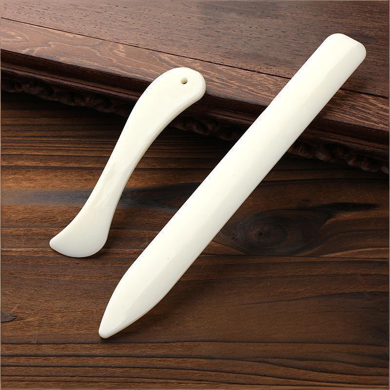 Bone Folder Tool - قطعتان من أدوات طي العظام الجلدية