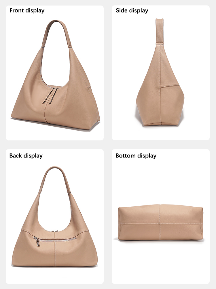 حقيبة هوبو نسائية من الجلد الط - مراجعة Leather Work Bag Women وسعره