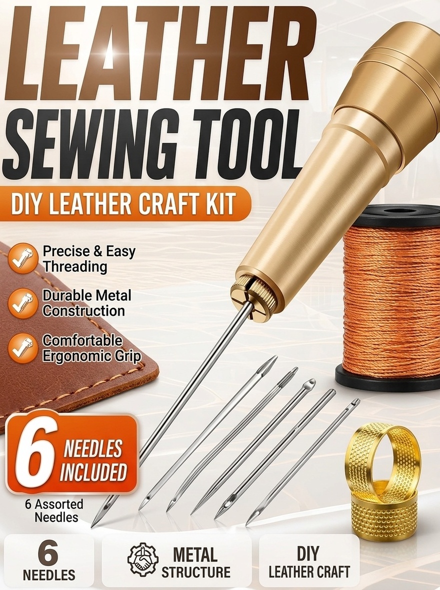 أداة خياطة الجلد، مثقاب يدوي ل - مراجعة Leatherwork Tools وسعره