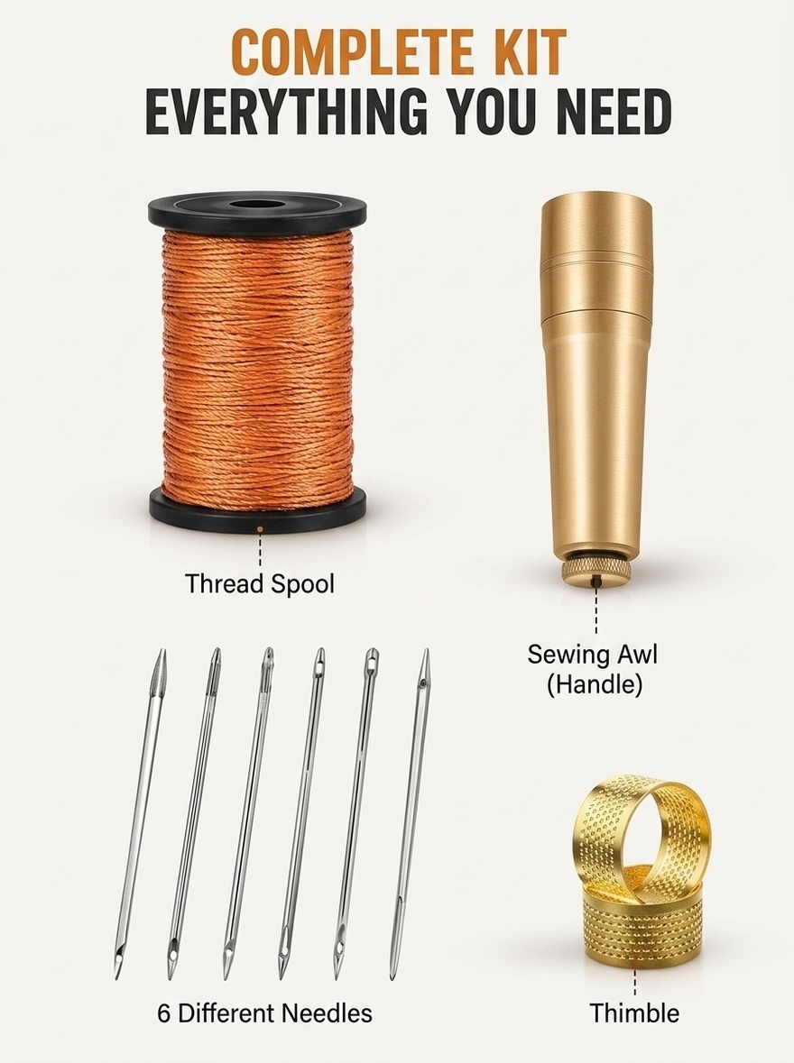 أداة خياطة الجلد، مثقاب يدوي ل - مراجعة Leatherwork Tools وسعره