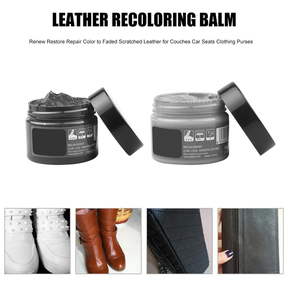 طقم إصلاح الجلد، بلسم إعادة ال - مراجعة Leather Dye Finish وسعره