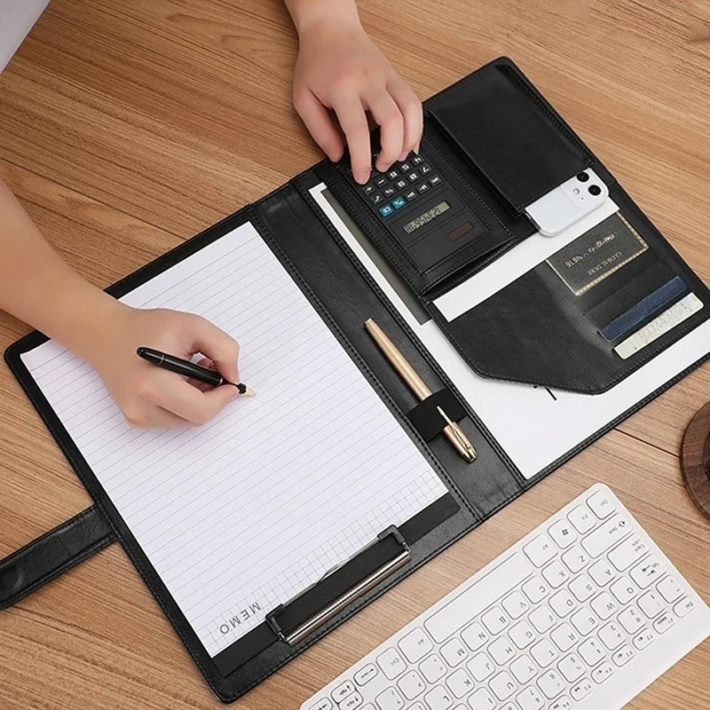 مجلد محفظة تنفيذي من الجلد مقا - مراجعة Leather Work Folder وسعره
