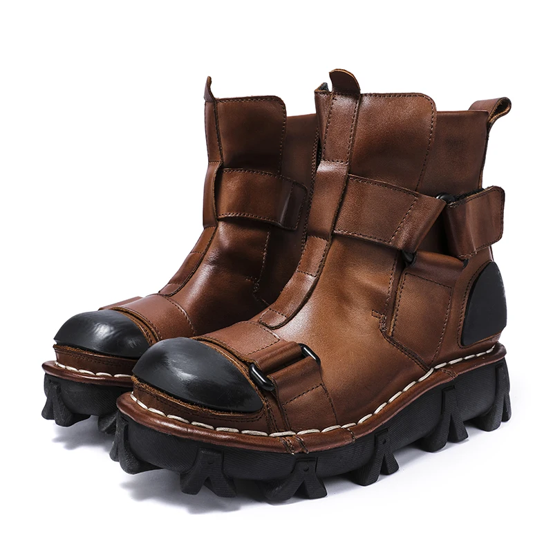 أحذية رجالية من الجلد الطبيعي  - مراجعة Leather Work Fabric وسعره