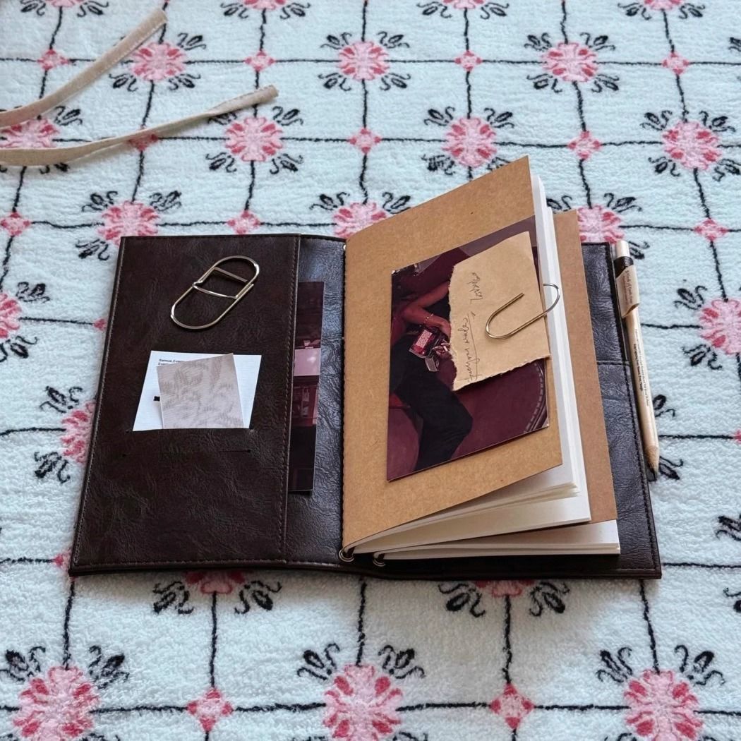 دفتر ملاحظات أسود عتيق من الجل - مراجعة Leather Work Diary وسعره