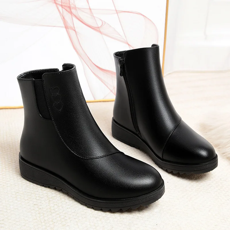 3.5 سنتيمتر أحذية منصة مسطحة م - مراجعة Leather Work Flats وسعره
