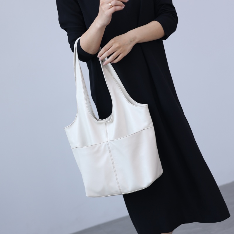 حقائب كتف نسائية من الجلد الطب - مراجعة Leather Work Bag Women وسعره