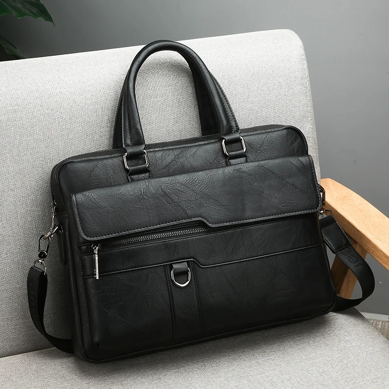 حقيبة رجالية ذات اتجاه بسيط، س - مراجعة Leather Work Folder وسعره