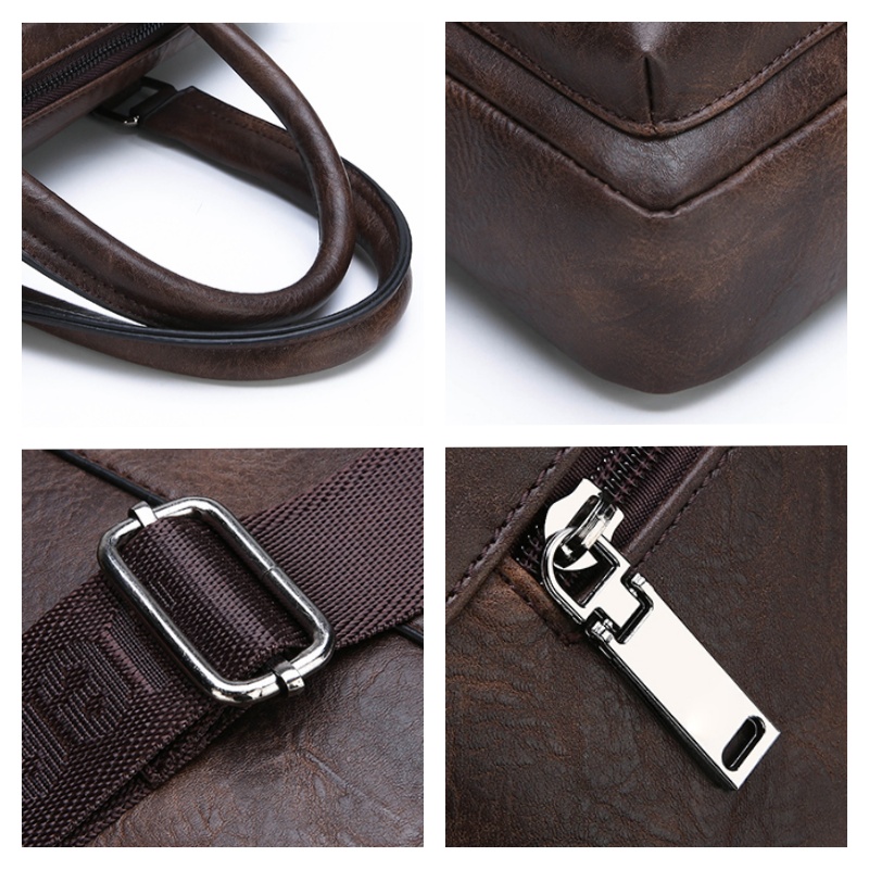 حقيبة رجالية ذات اتجاه بسيط، س - مراجعة Leather Work Folder وسعره
