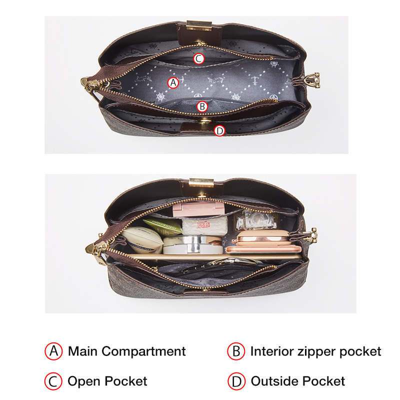 FOXER حقيبة كتف نسائية بولي كل - مراجعة Leather Work Bag Women وسعره