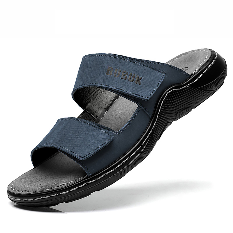 صنادل رياضية للرجال من جلد الب - مراجعة Leather Work Flats وسعره