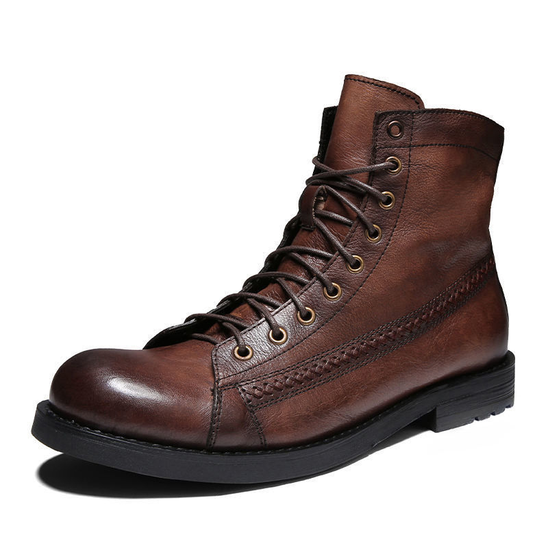 أحذية رجالية للكاحل موديل 2026 - مراجعة Leather Work Fabric وسعره