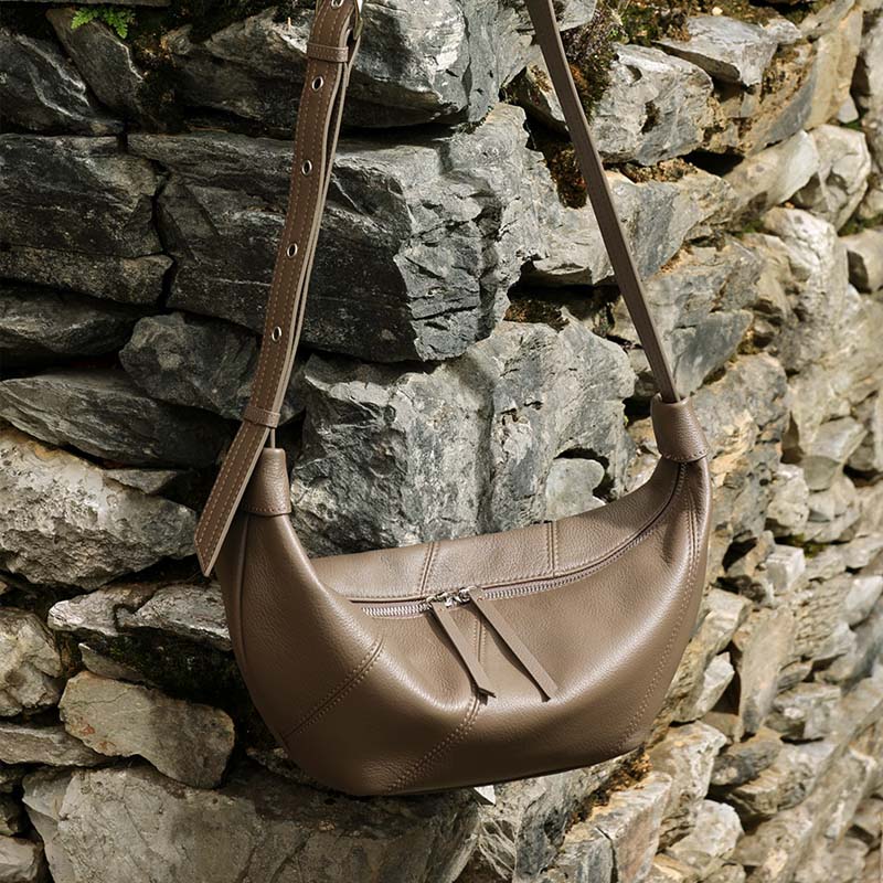 حقيبة كتف نسائية فاخرة من الجل - مراجعة Leather Work Bag Women وسعره