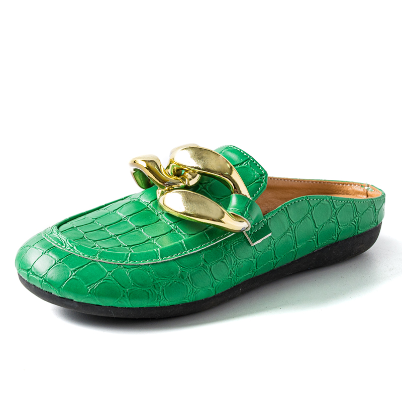 شباشب نسائية عصرية مقاس كبير ص - مراجعة Leather Work Flats وسعره