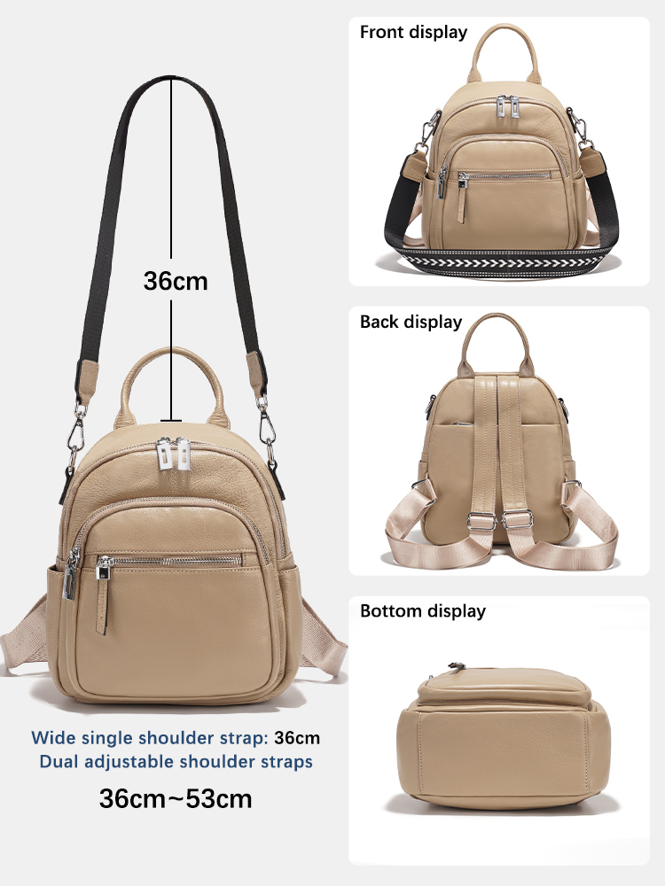 حقيبة ظهر صغيرة من الجلد الطبي - مراجعة Leather Work Bag Women وسعره