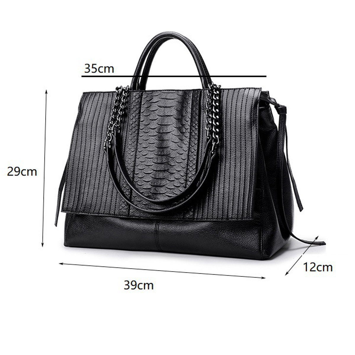 حقيبة يد أنيقة بسحاب، حقيبة نس - مراجعة Leather Work Bag Women وسعره