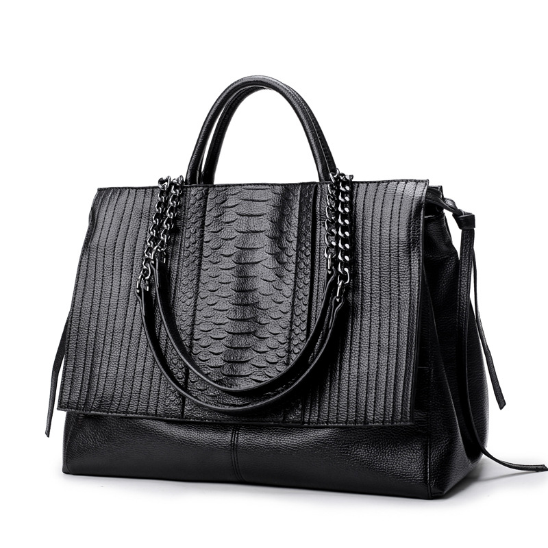 حقيبة يد أنيقة بسحاب، حقيبة نس - مراجعة Leather Work Bag Women وسعره
