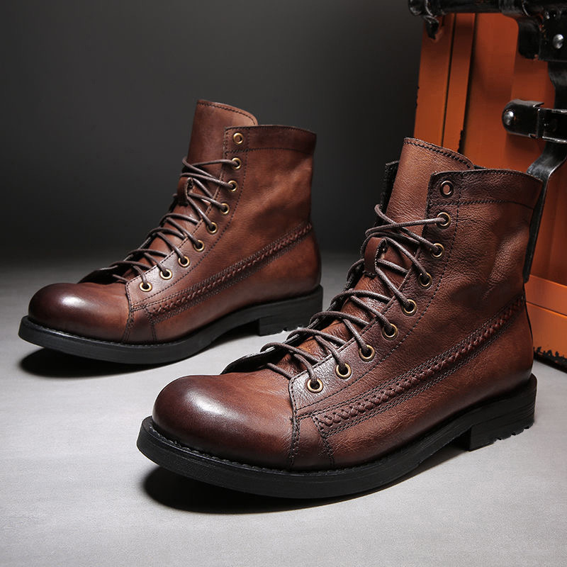 أحذية رجالية للكاحل كلاسيكية م - مراجعة Leather Work Fabric وسعره
