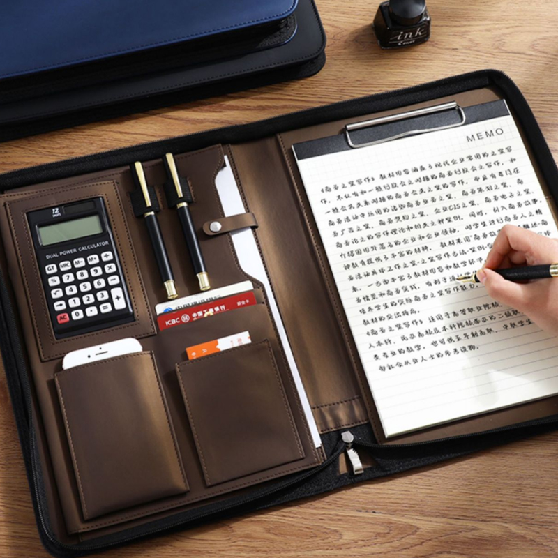 متعددة الوظائف A4/A5 بو الجلود - مراجعة Leather Work Folder وسعره