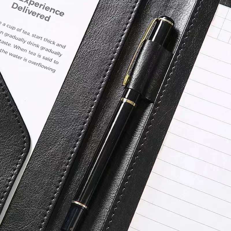 مجلد الحافظة الجلدية محفظة الم - مراجعة Leather Work Folder وسعره