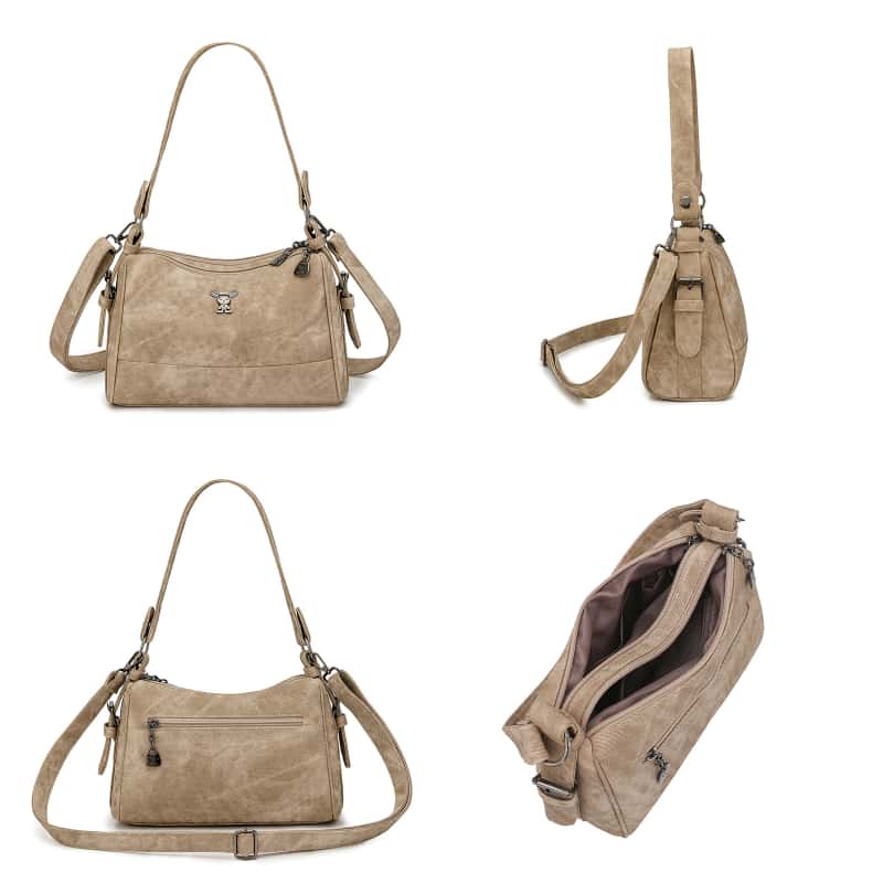 حقيبة كتف نسائية كبيرة السعة م - مراجعة Leather Work Bag Women وسعره