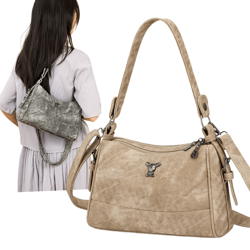 حقيبة كتف نسائية كبيرة السعة م - مراجعة Leather Work Bag Women وسعره