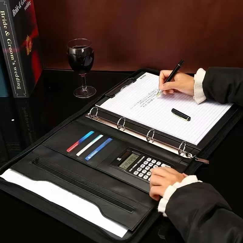 Dossier Zak A4 Binder Document - مراجعة Leather Work Folder وسعره