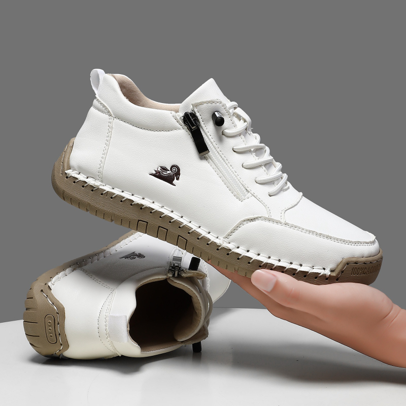 أحذية رياضية نسائية مصنوعة يدو - مراجعة Leather Work Flats وسعره
