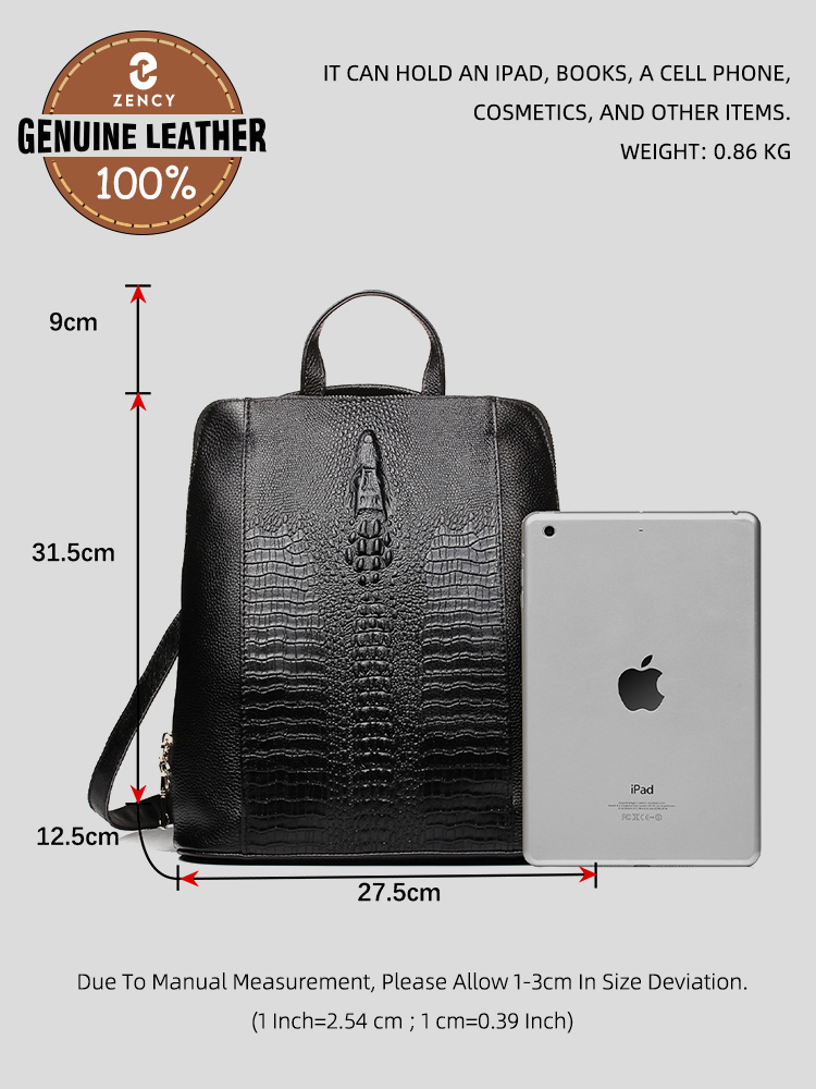 حقيبة ظهر نسائية من جلد التمسا - مراجعة Leather Work Bag Women وسعره